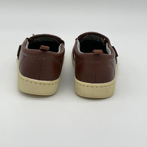 Carters Ricky2‎ Casual Sneakers Slip On Shoes Toddler Kids Size 9 Brown - Picture 7 of 9